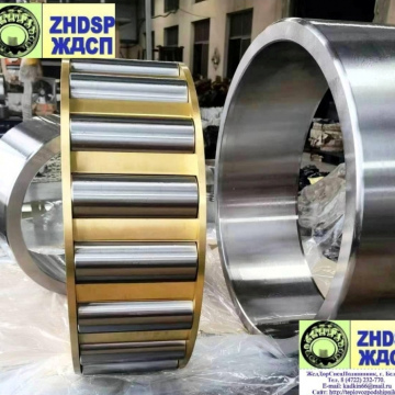 Подшипник 3004264 М дробилок ДРО-609А или ДЩ-8х10. Внутреннее кольцо без реборда. 18 роликов, клёпки на каждом- утоплены в потай